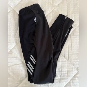 MEC Women's Black Reflective Running Tights Fit Like XS